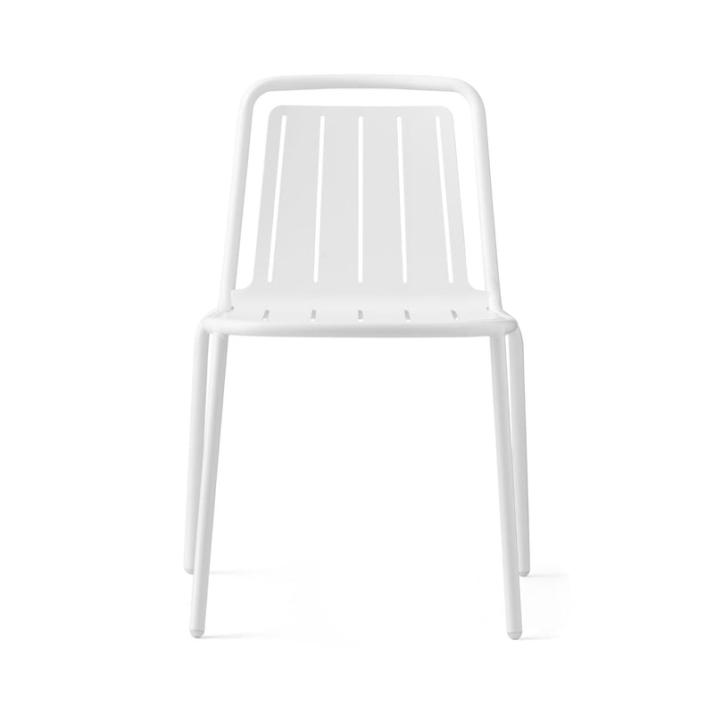 media image for easy matt optic white metal chair by connubia cb213101009409400000000 2 211