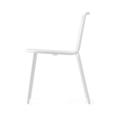 product image for easy matt optic white metal chair by connubia cb213101009409400000000 3 5