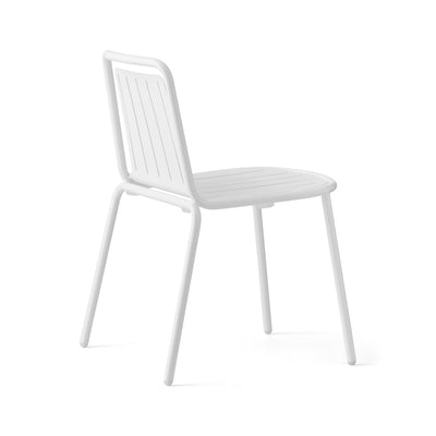 product image for easy matt optic white metal chair by connubia cb213101009409400000000 4 89