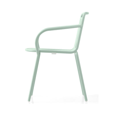 product image for easy matt thyme green metal armchair by connubia cb213201008l08l00000000 3 29