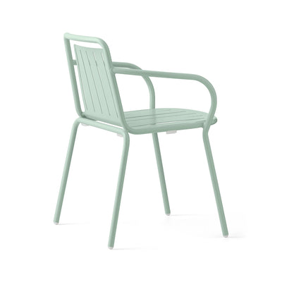 product image for easy matt thyme green metal armchair by connubia cb213201008l08l00000000 4 14