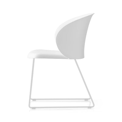 product image for tuka optic white metal chair by connubia cb213400009401500000000 31 79