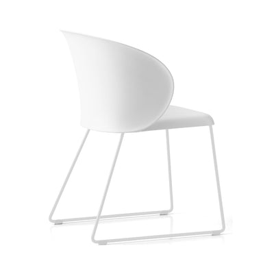 product image for tuka optic white metal chair by connubia cb213400009401500000000 32 18