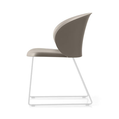 product image for tuka optic white metal chair by connubia cb213400009401500000000 35 63