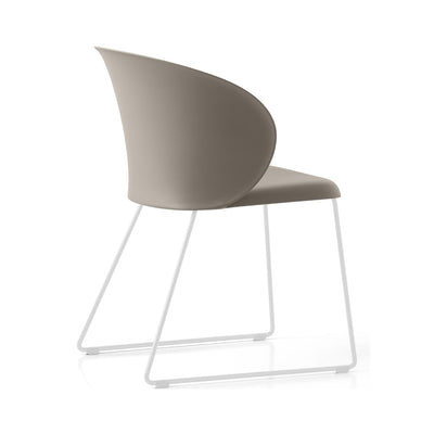 product image for tuka optic white metal chair by connubia cb213400009401500000000 36 51