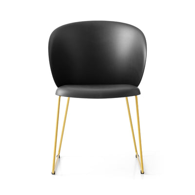 product image for tuka painted brass metal chair by connubia cb213400033l01500000000 22 63