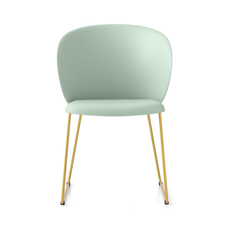 media image for tuka painted brass metal chair by connubia cb213400033l01500000000 38 232