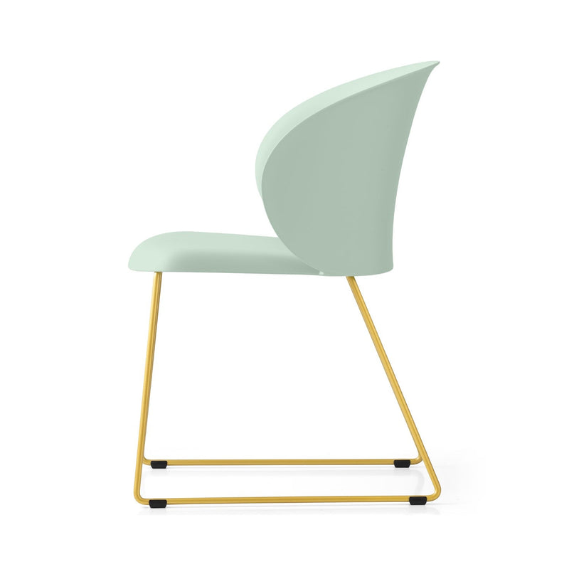 media image for tuka painted brass metal chair by connubia cb213400033l01500000000 39 283