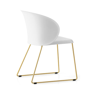 product image for tuka painted brass metal chair by connubia cb213400033l01500000000 32 36