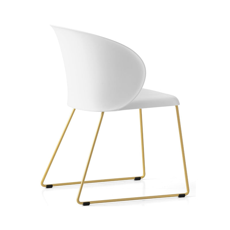 media image for tuka painted brass metal chair by connubia cb213400033l01500000000 32 225