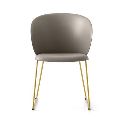 product image for tuka painted brass metal chair by connubia cb213400033l01500000000 34 41