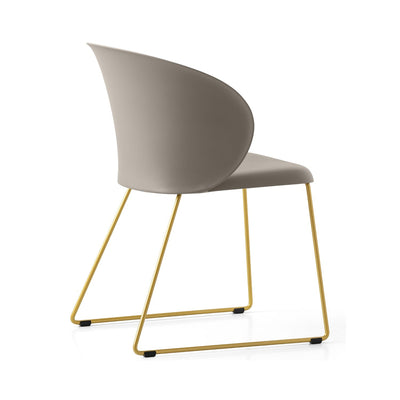 product image for tuka painted brass metal chair by connubia cb213400033l01500000000 36 34