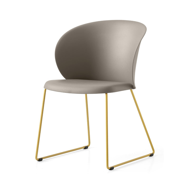 media image for tuka painted brass metal chair by connubia cb213400033l01500000000 33 21