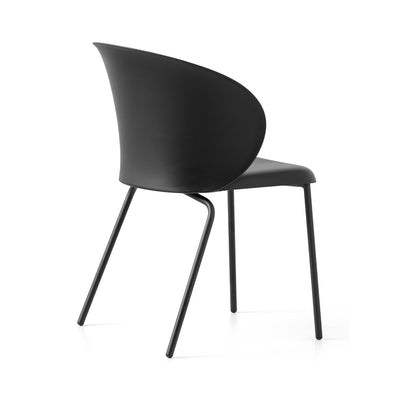 product image for tuka black metal chair by connubia cb213300001509400000000 8 76