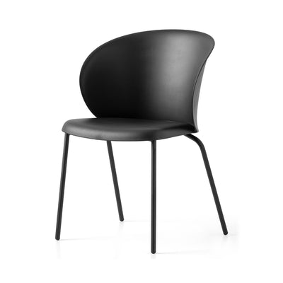 product image for tuka black metal chair by connubia cb213300001509400000000 5 47