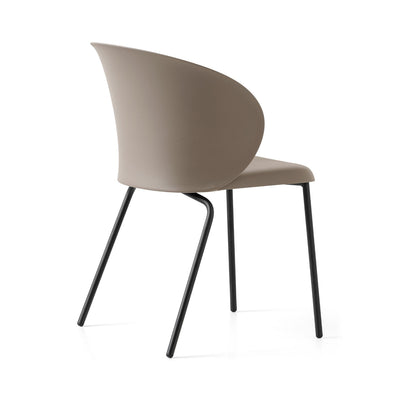 product image for tuka black metal chair by connubia cb213300001509400000000 20 90