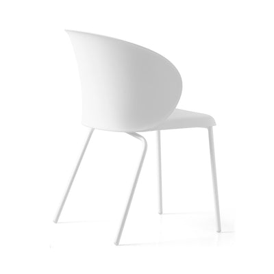 product image for tuka optic white metal chair by connubia cb213400009401500000000 12 64