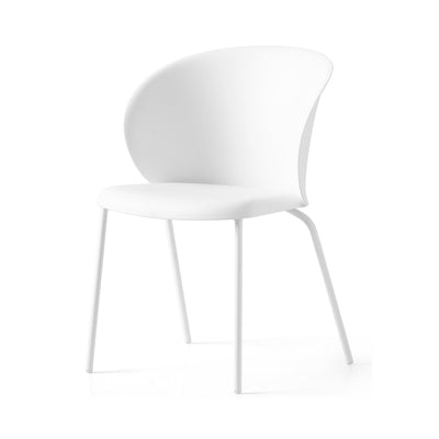 product image for tuka optic white metal chair by connubia cb213400009401500000000 9 0