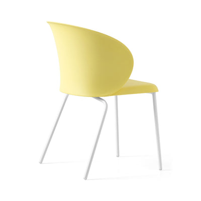 product image for tuka optic white metal chair by connubia cb213400009401500000000 8 13