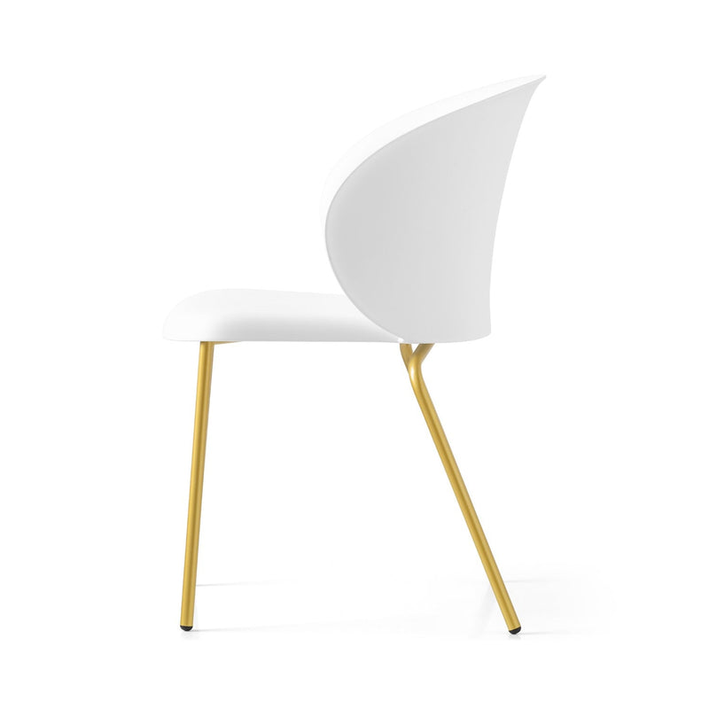 media image for tuka painted brass metal chair by connubia cb213400033l01500000000 11 225