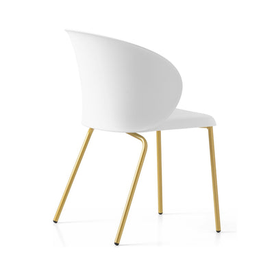 product image for tuka painted brass metal chair by connubia cb213400033l01500000000 12 82