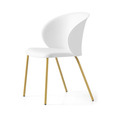 product image for tuka painted brass metal chair by connubia cb213400033l01500000000 9 43