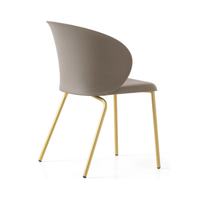 product image for tuka painted brass metal chair by connubia cb213400033l01500000000 16 92