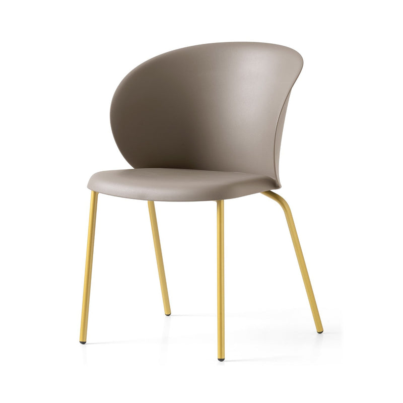 media image for tuka painted brass metal chair by connubia cb213400033l01500000000 13 226