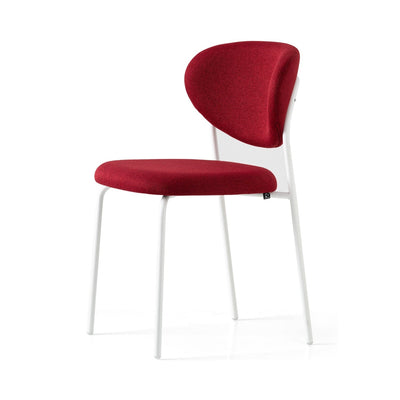 product image of cozy optic white metal chair by connubia cb2135000094slb00000000 5 557
