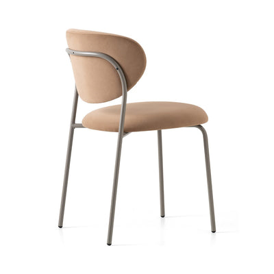 product image for cozy taupe metal chair by connubia cb2135000176slb00000000 12 34