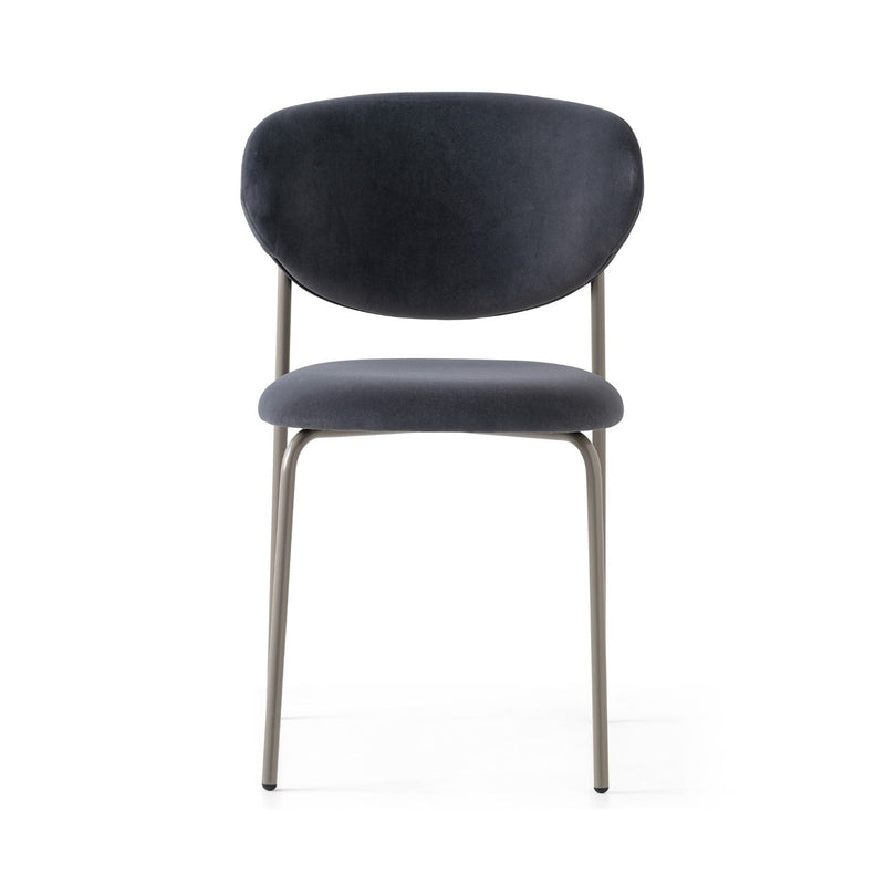 media image for cozy taupe metal chair by connubia cb2135000176slb00000000 22 253