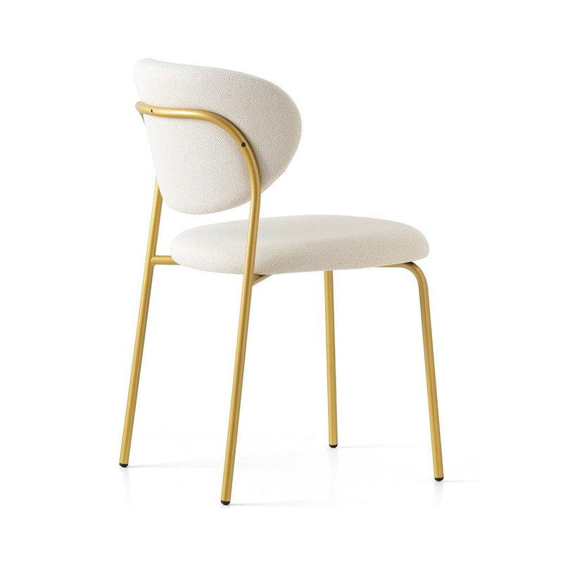 media image for cozy painted brass metal chair by connubia cb213500033lslb00000000 28 214