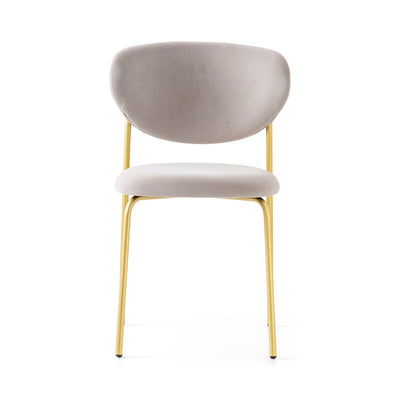 product image for cozy painted brass metal chair by connubia cb213500033lslb00000000 30 94