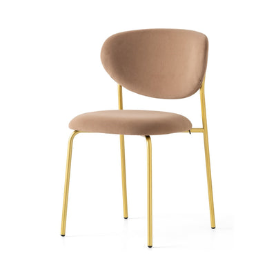 product image for cozy painted brass metal chair by connubia cb213500033lslb00000000 9 85