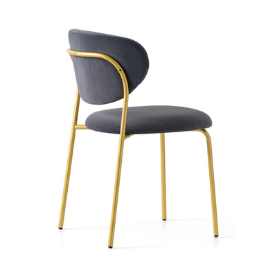 product image for cozy painted brass metal chair by connubia cb213500033lslb00000000 24 54