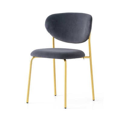 product image for cozy painted brass metal chair by connubia cb213500033lslb00000000 21 41