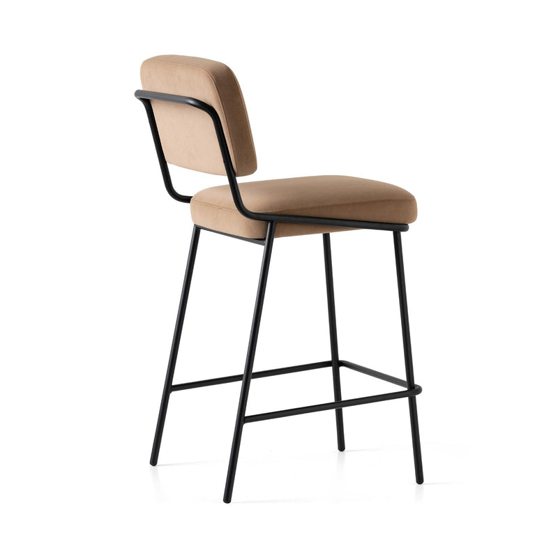 media image for sixty black metal counter stool by connubia cb2139000015slb00000000 12 219