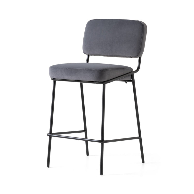 media image for sixty black metal counter stool by connubia cb2139000015slb00000000 21 220