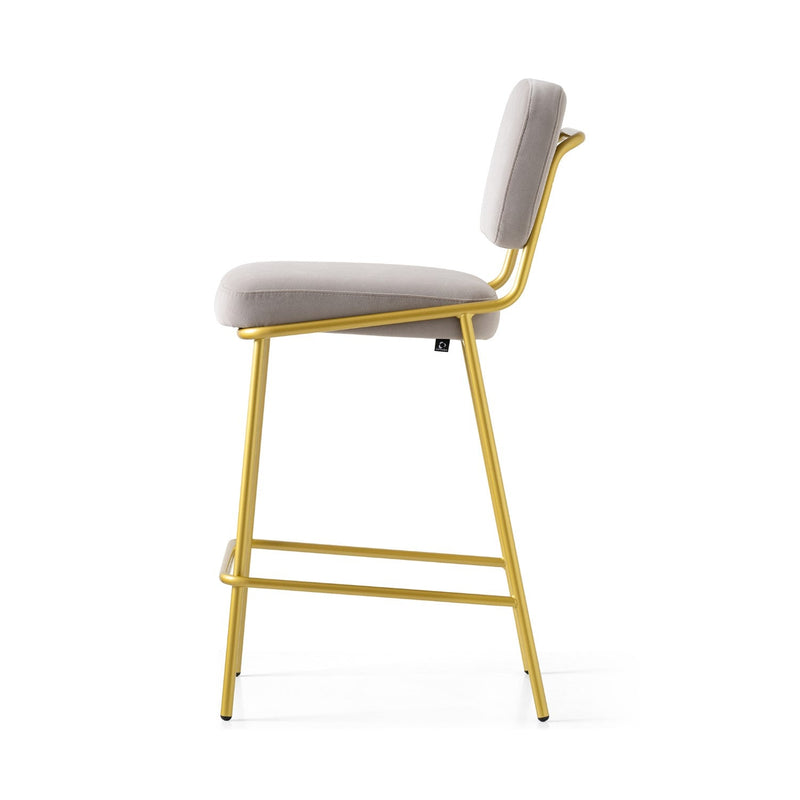 media image for sixty painted brass metal counter stool by connubia cb213900033lslb00000000 31 212