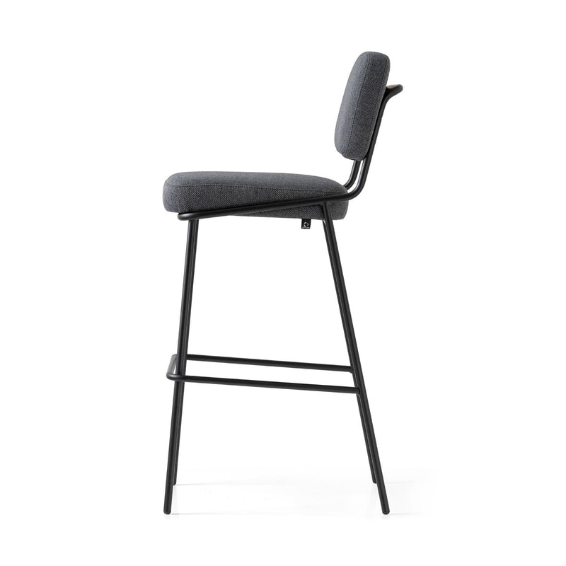 media image for sixty black metal bar stool by connubia cb2140000015slb00000000 3 254