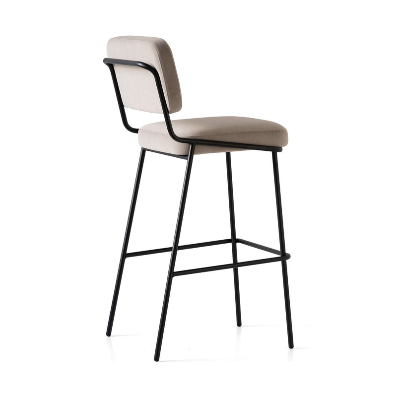 media image for sixty black metal bar stool by connubia cb2140000015slb00000000 32 215