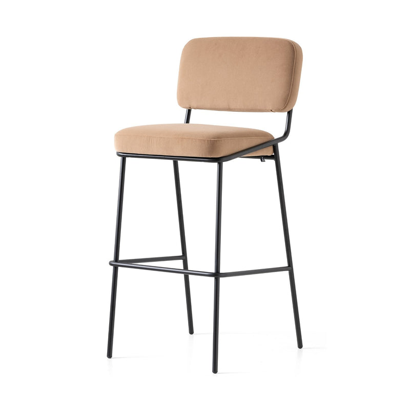 media image for sixty black metal bar stool by connubia cb2140000015slb00000000 9 264