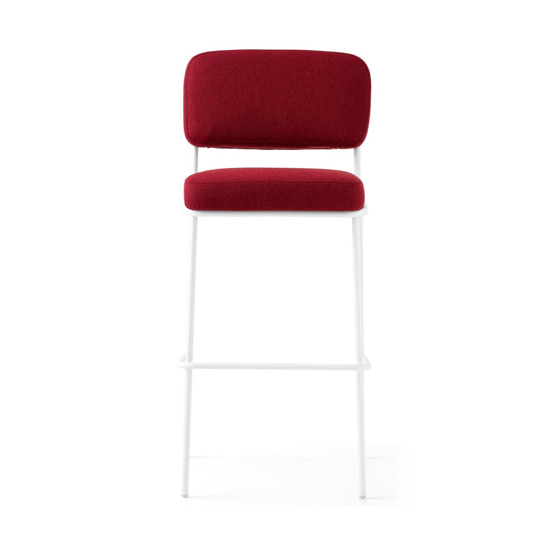 media image for sixty optic white metal bar stool by connubia cb2140000094slb00000000 6 24