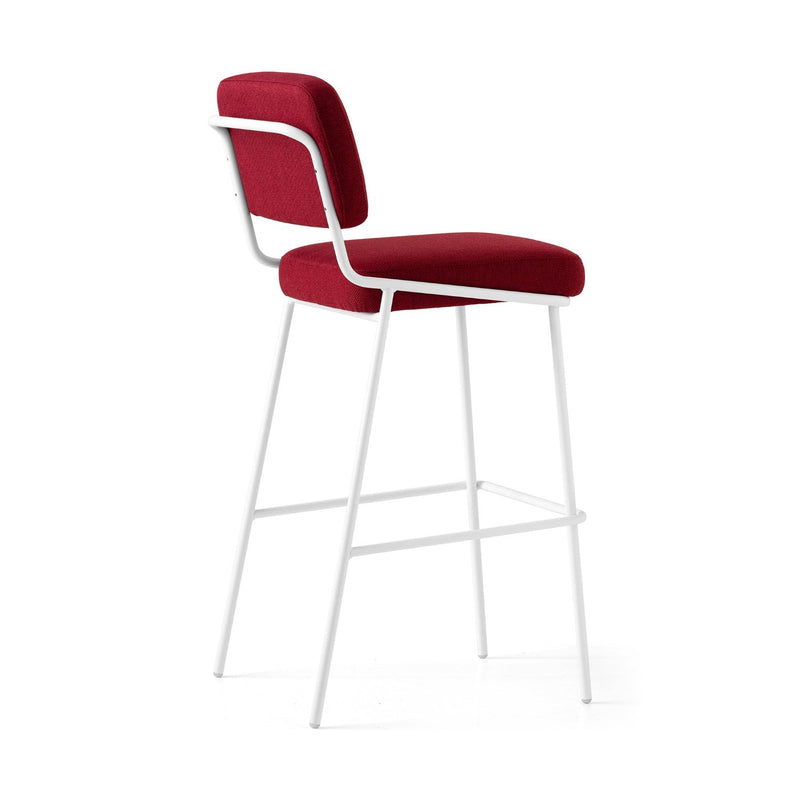 media image for sixty optic white metal bar stool by connubia cb2140000094slb00000000 8 294