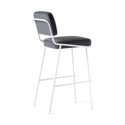 product image for sixty optic white metal bar stool by connubia cb2140000094slb00000000 24 24