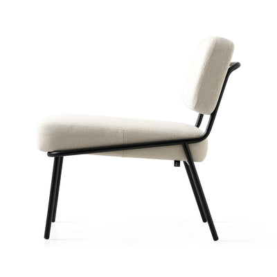 product image for sixty black metal lounge chair by connubia cb3509000015slb00000000 11 63