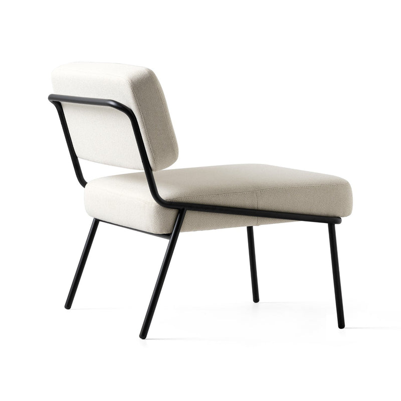 media image for sixty black metal lounge chair by connubia cb3509000015slb00000000 12 220