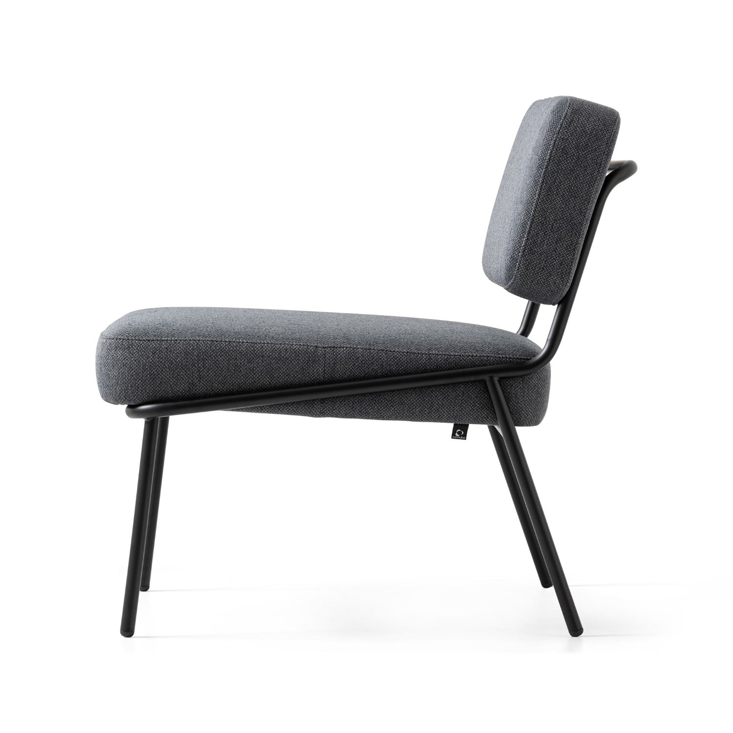 Shop Sixty Black Leg Lounge Chair | Burke Decor