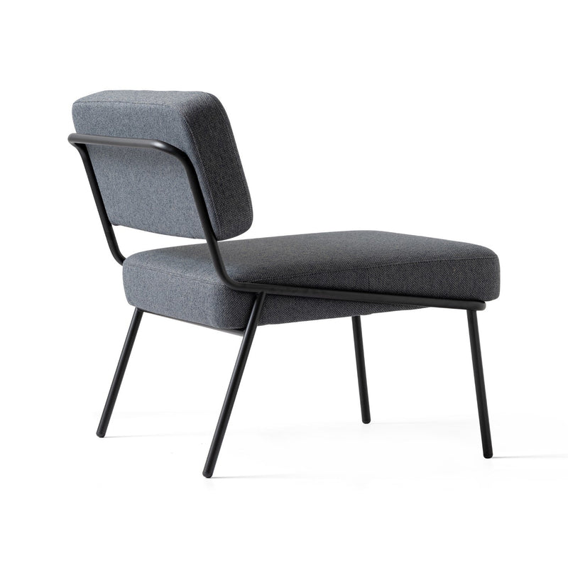 media image for sixty black metal lounge chair by connubia cb3509000015slb00000000 4 229