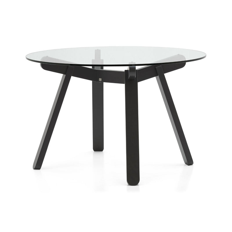 media image for peeno graphite beechwood round table by connubia cb4839011gtr13213200000 1 242